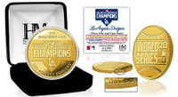 Los Angeles Dodgers 2020 MLB World Series Champions Gold Coin LE