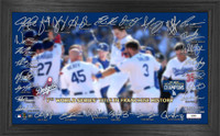 Los Angeles Dodgers 2020 World Series Champions "Celebration" Signature Field Framed LE 5,000