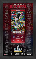 Tampa Bay Buccaneers Super Bowl LV Champions Signature Ticket LE 5,000