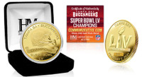 Tampa Bay Buccaneers Super Bowl 55 Champions Gold Mint Coin LE 5,000