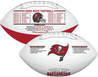 Tampa Bay Buccaneers Super Bowl 55 Champions Wilson Leather Season's Scores Football LE 5,000