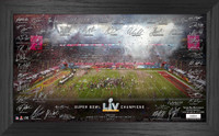 Tampa Bay Buccaneers Super Bowl 55 Champions Team Signature Print LE 5,000