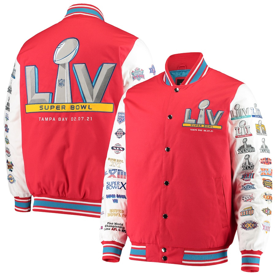 Tampa Bay Buccaneers Men's Black Super Bowl LV Champions AllLeather