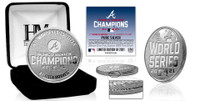 Atlanta Braves 2021 World Series Champions Pure Silver Coin w/Case LE 2,021