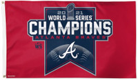 Atlanta Braves 2021 World Series Champions 3' x 5' Flag