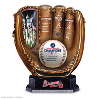 Atlanta Braves 2021 World Series Champions Cold-Cast Bronze Glove Tribute Sculpture LE  10,000