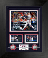 Atlanta Braves Freddie Freeman 2021 World Series Champ Marquee 2pc Silver Coin Photo Mint LE 1,000