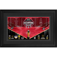 Georgia Bulldogs Framed 10" x 18" 2021 College Football Playoff Champions Collage LE 2,021