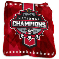 Georgia Bulldogs College Football Playoff 2021 National Champions 50'' x 60'' Silk Touch Throw Blanket