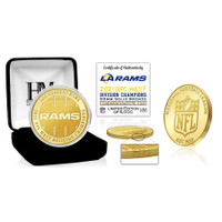 Los Angeles Rams 2021 NFC West Division Champions Bronze Mint Coin