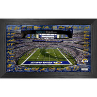 Los Angeles Rams Signature Gridiron Collection Photo Mint Framed 12" x 20" LE 5,000