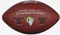 Los Angeles Rams Super Bowl LVI Wilson Leather Championship Game Football LE 10,000
