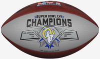 Los Angeles Rams Super Bowl LVI Wilson Leather Championship Commemorative Football LE 10,000