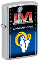 Los Angeles Rams Super Bowl LVI Champions Zippo Lighter