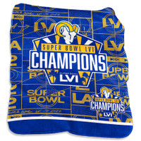 Los Angeles Rams Super Bowl LVI Champions 50'' x 60'' Silk Touch Throw Blanket