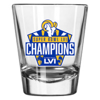 Los Angeles Rams Super Bowl LVI Champions 2oz. Shot Glass Pack of 4