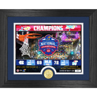 Kansas Jayhawks 2022 Basketball National Champions Celebration Gold Coin Photo Mint LE 5,000