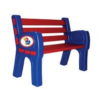 Kansas Jayhawks Outdoor Park Bench