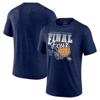 Villanova Wildcats 2022 NCAA Men's Basketball Final Four Banners T-Shirt - Heathered Navy