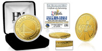 Golden State Warriors 2022 NBA Finals Champions Gold Mint Coin w/Case LE 5,000