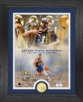 Golden State Warriors 2022 NBA Finals Champions Stephen Curry Gold Coin Photo Mint LE 5,000