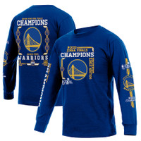 Golden State Warriors 7-Time NBA Finals Champions Nike Hometown Long Sleeve T-Shirt - Royal