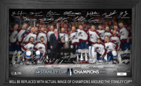 Colorado Avalanche 2022 Stanley Cup Final Champions Signature Rink LE 5,000