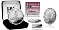 Colorado Avalanche 2022 Stanley Cup Champions 1oz .999 Proof Silver Coin LE 2,022