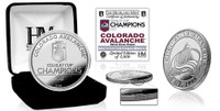 Colorado Avalanche 2022 Stanley Cup Champions Silver Mint Coin LE 5,000