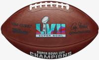 Kansas City Chiefs Super Bowl LVII Champions Wilson Leather Football w/Scores LE 2,022