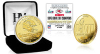 Kansas City Chiefs Super Bowl LVII Champions 24k Gold Coin w/Case LE 5,000