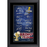 Denver Nuggets 2023 NBA Finals Champions Collage w/Signatures 13" x 23" LE 5,000