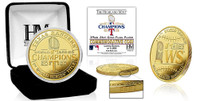 Texas Rangers 2023 World Series Champions Gold Coin w/Case LE 5,000