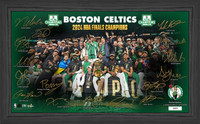 Boston Celtics 2024 Champions Signature Celebration Framed LE 5,000