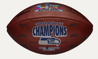 Seattle Seahawks Super Bowl 60 Championship Wilson Leather Football LE