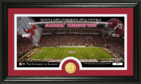 Alabama Stadium Bronze Coin Panoramic Photo Mint