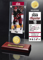 Shane Doan Ticket and Bronze Coin Desktop Acrylic