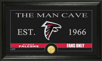 Atlanta Falcons Man Cave Bronze Coin Panoramic Photo Mint