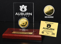 *Auburn University 24KT Gold Coin Etched Acrylic