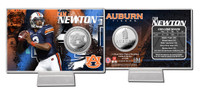 Cam Newton Auburn Silver Coin Card