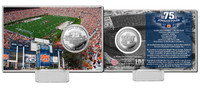 Jordan Hare Stadium 75th Anniversary Silver Coin Card