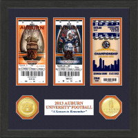 *Auburn Tigers "Season to Remember" Ticket and Coin Collection