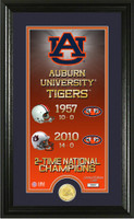 Auburn University Legacy Bronze Coin Panoramic Photo Mint