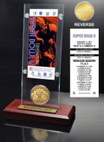 Super Bowl 5 Ticket & Game Coin Collection