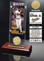 Cal Ripken Jr. Hall of Fame Ticket & Bronze Coin Acrylic Desk Top