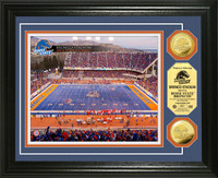 Boise State University  Broncos Stadium 24KT Gold Coin Photomint