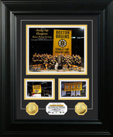 Boston Bruins 2011 Stanley Cup Banner Raising Marquee 24KT Gold Coin Photo Mint
