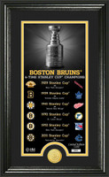Boston Bruins Legacy Supreme Bronze Coin Panoramic Photo Mint
