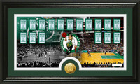 Boston Celtics Tradition Minted Coin Pano Photo Mint