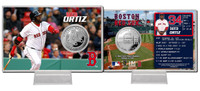 David Ortiz Silver Coin Card